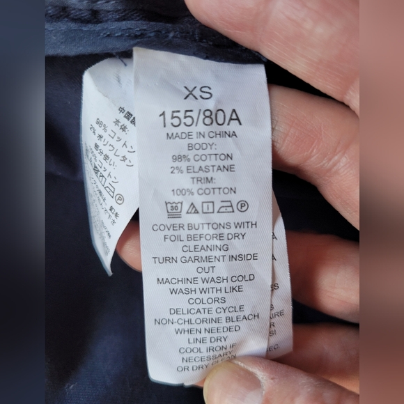 Kate Spade Broome Street Ruffle Military Jacket, VGUC, Size XS FITS VERY BIG - Picture 11 of 11